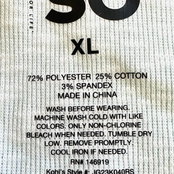 NWT SO GOODS FOR LIFE Juniors Long Sleeve Pullover V-Neck Green Shirt Size XL - Picture 8 of 10